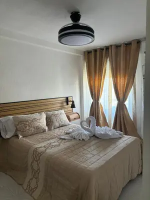 Cama o camas de una habitación en SWEET HOME ALEGRIA-MASCOTAs