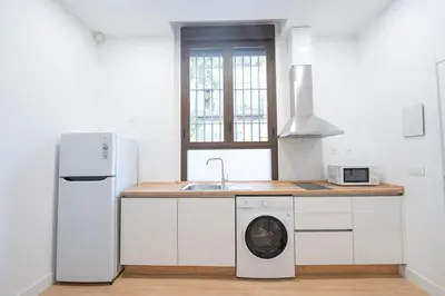 Una cocina o zona de cocina en Estudio a estrenar en San Bernardo