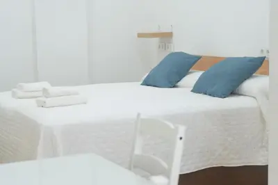 Cama o camas de una habitación en Estudio a estrenar en San Bernardo
