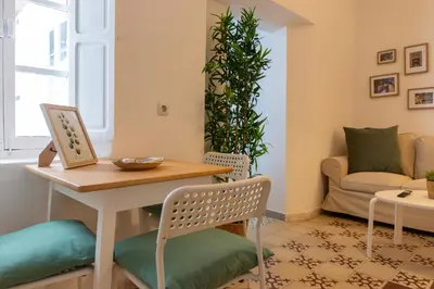 Zona de estar de Apartamentos San Francisco