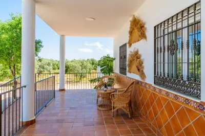 Un balcón o terraza de Casita Los Garranchos