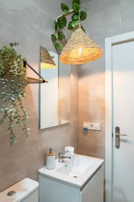 Un baño de Calma Muralla House-Two bedrooms & two bathrooms