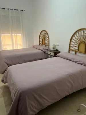 Cama o camas de una habitación en Alojamientos Claus