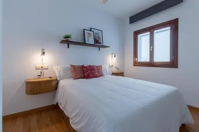 Cama o camas de una habitación en Apto. El Ático de los Patios