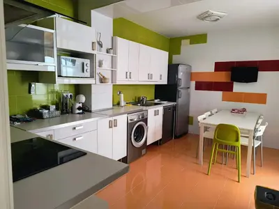 Una cocina o zona de cocina en Casa El limonero