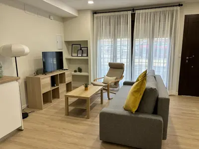 Una televisión o centro de entretenimiento en Loft céntrico 16A Córdoba