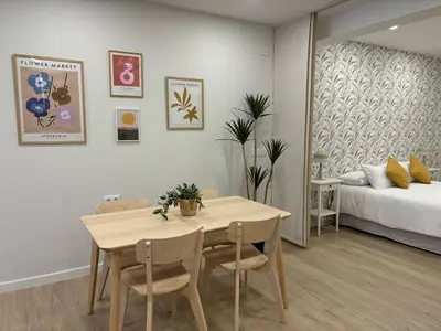Cama o camas de una habitación en Loft céntrico 16A Córdoba