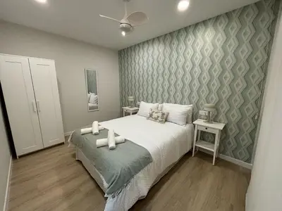 Cama o camas de una habitación en Loft céntrico 16 B Córdoba