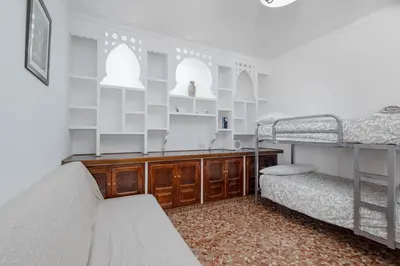 Cama o camas de una habitación en Casa Rural Entrecaminos