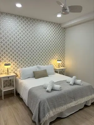 Cama o camas de una habitación en Loft céntrico 16 C Córdoba