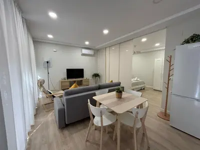 Una televisión o centro de entretenimiento en Loft céntrico 16 C Córdoba