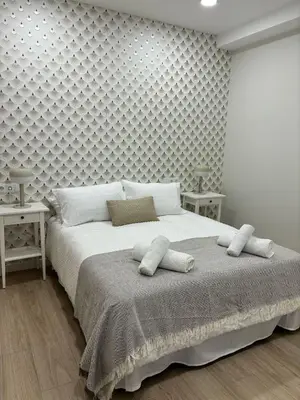 Cama o camas de una habitación en Loft céntrico 16 C Córdoba