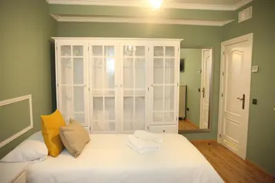 Cama o camas de una habitación en La Parada de Posadas
