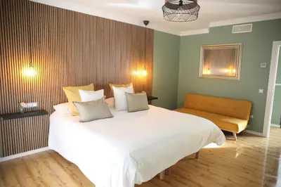 Cama o camas de una habitación en La Parada de Posadas