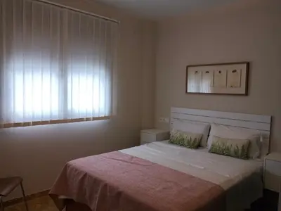 Cama o camas de una habitación en 601 Moderno y Amplio apartamento en Valdeolleros