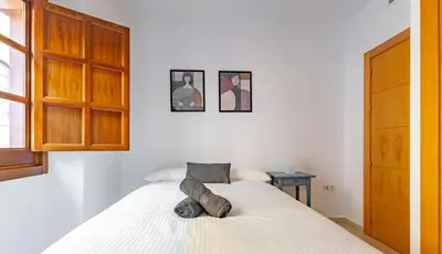Cama o camas de una habitación en Charming 2 Bedroom Apartment at San Marcos Plaza by OCityzen