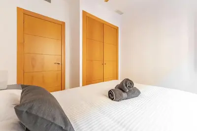 Cama o camas de una habitación en Charming 2 Bedroom Apartment at San Marcos Plaza by OCityzen