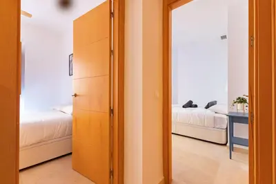 Cama o camas de una habitación en Charming 2 Bedroom Apartment at San Marcos Plaza by OCityzen