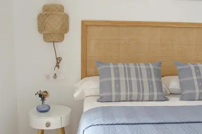 Cama o camas de una habitación en Patio's House