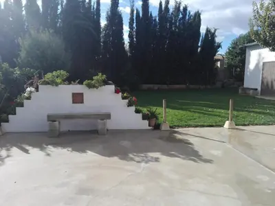Jardín al aire libre en Casa Tita Carmen