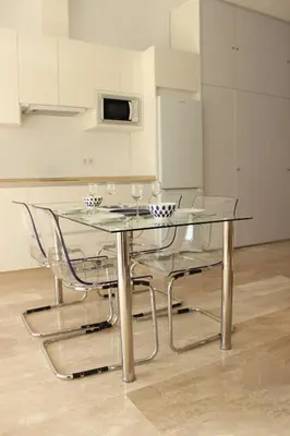 Una cocina o zona de cocina en Nuevo Estudio moderno, agradable y cómodo