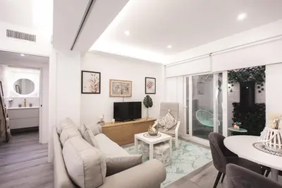 Una televisión o centro de entretenimiento en El Refugio De Ensueño