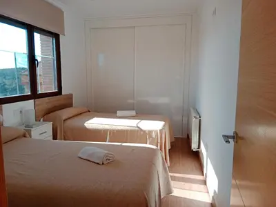 Cama o camas de una habitación en Villa Pablo, Despeñaperros