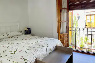 Cama o camas de una habitación en El Patio de Wallada