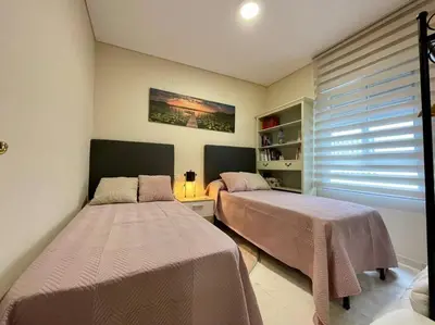 Cama o camas de una habitación en Geysotur Cordobán Torre