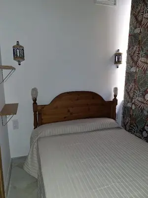 Cama o camas de una habitación en Apartamento Plaza San Roman