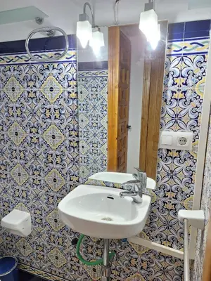 Un baño de Apartamento Plaza San Roman