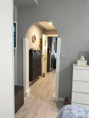 Cama o camas de una habitación en Casa Cris