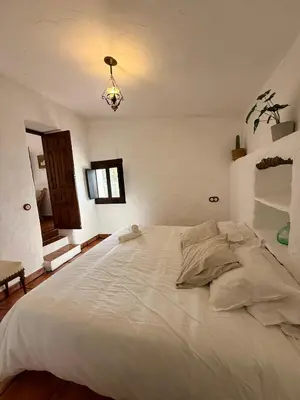 Cama o camas de una habitación en El Cielo, Cortijo en el corazón de las montañas