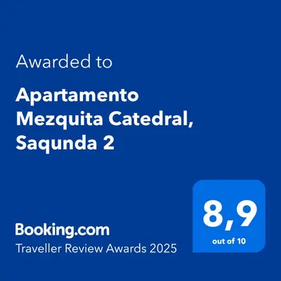 Certificado, premio, señal o documento que está expuesto en Apartamento Mezquita Catedral, Saqunda 2