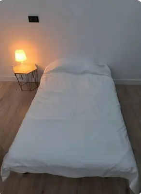 Cama o camas de una habitación en Apartamentos Mezquita Catedral, Saqunda