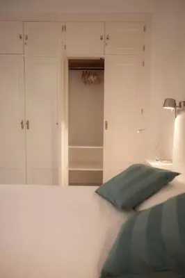 Cama o camas de una habitación en Castellar, amplia terraza y ubicación ideal