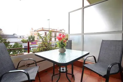 Un balcón o terraza de Luminoso estudio Gran Plaza