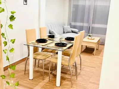 Zona de estar de Plaza de Andalucía Home con parking
