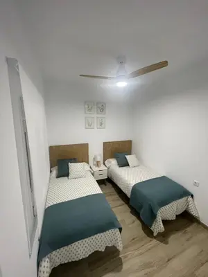 Cama o camas de una habitación en Apartamento Vitelio