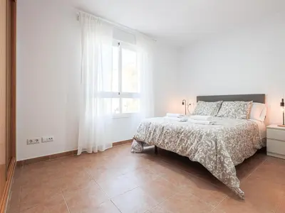 Cama o camas de una habitación en Apt buenas calidades La Algaba Bazan
