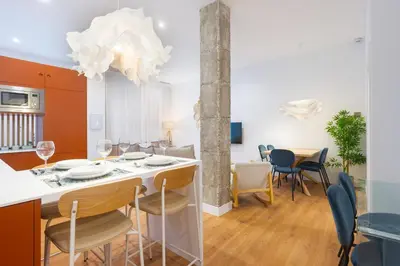 Zona de estar de Arroyo 3 Apartments