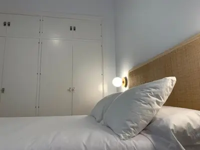 Cama o camas de una habitación en Feria Dúplex