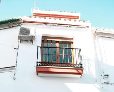Un balcón o terraza de Casita Molino de Erillas
