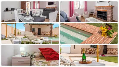 Zona de estar de Casa Rural Lola - Lantejuela