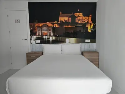 Cama o camas de una habitación en Nueva PENSION CIBELES