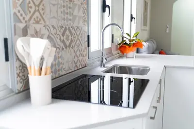 Una cocina o zona de cocina en Altalune Apart