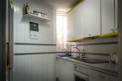 Una cocina o zona de cocina en Alameda de Hércules - Peral
