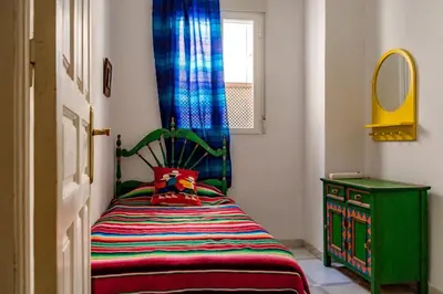 Cama o camas de una habitación en Alameda de Hércules - Peral