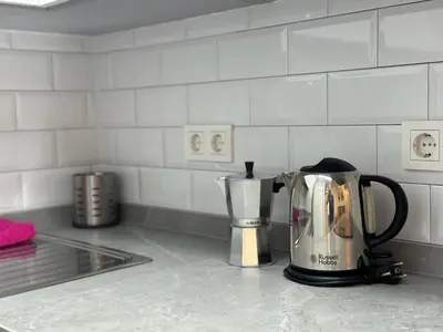 Utensilios para hacer té y café en Suite 224 Córdoba
