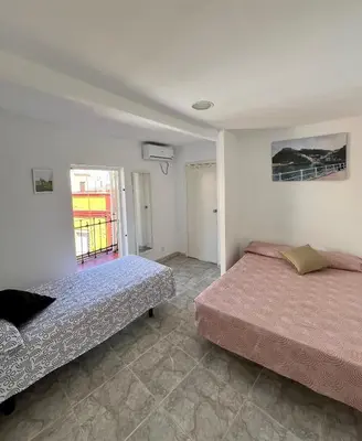 Cama o camas de una habitación en Alameda, Conde de Torrejón